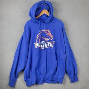 Boise State Broncos Hoodie Mens XL Blue MV Sport Football NCAA Logo‎ Classic